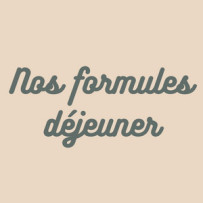 Formules déjeuner